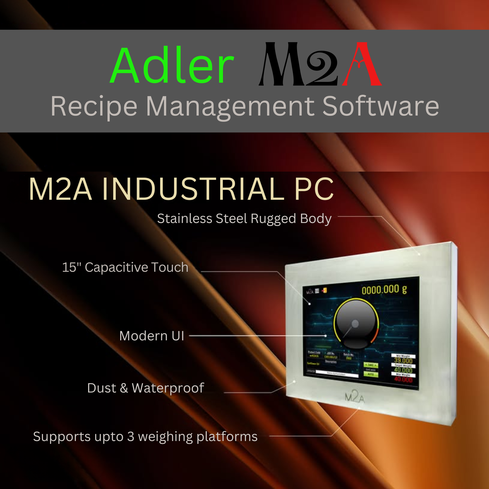 M2A Recipe Management Software